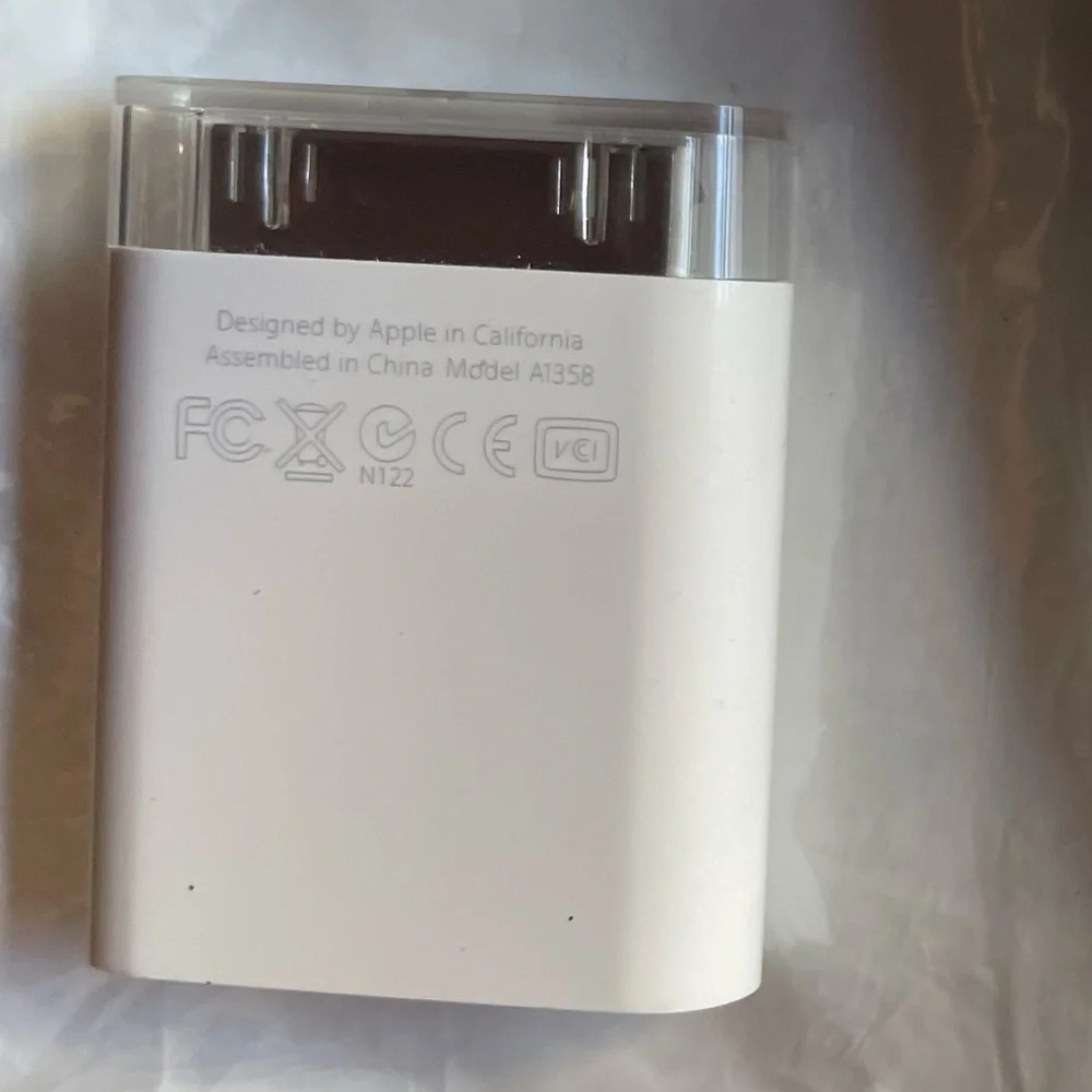 APPLE IPAD CAMERA CONNECTION KIT Card adapter Model A1362 A1358 GENUINE